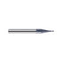 Carbide Mini End Mill 2F with Corner Radius, GM-2BS